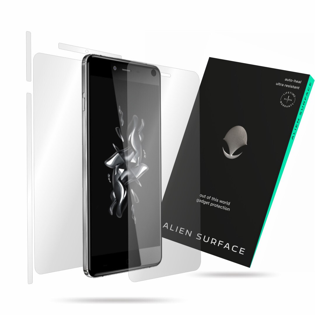 Folie Alien Surface, OnePlus X, protectie ecran, spate, laterale