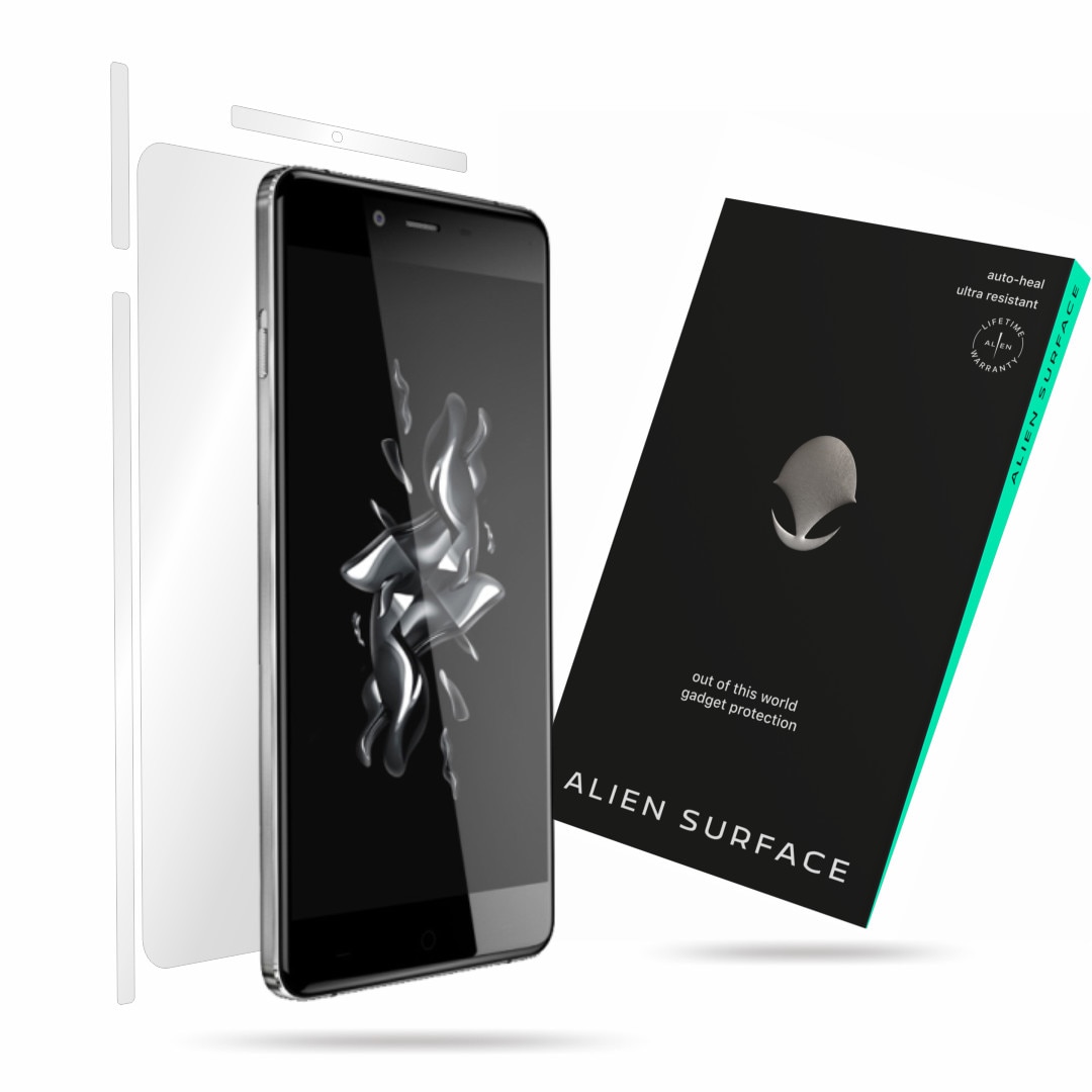 Folie Alien Surface, OnePlus X, protectie spate, laterale