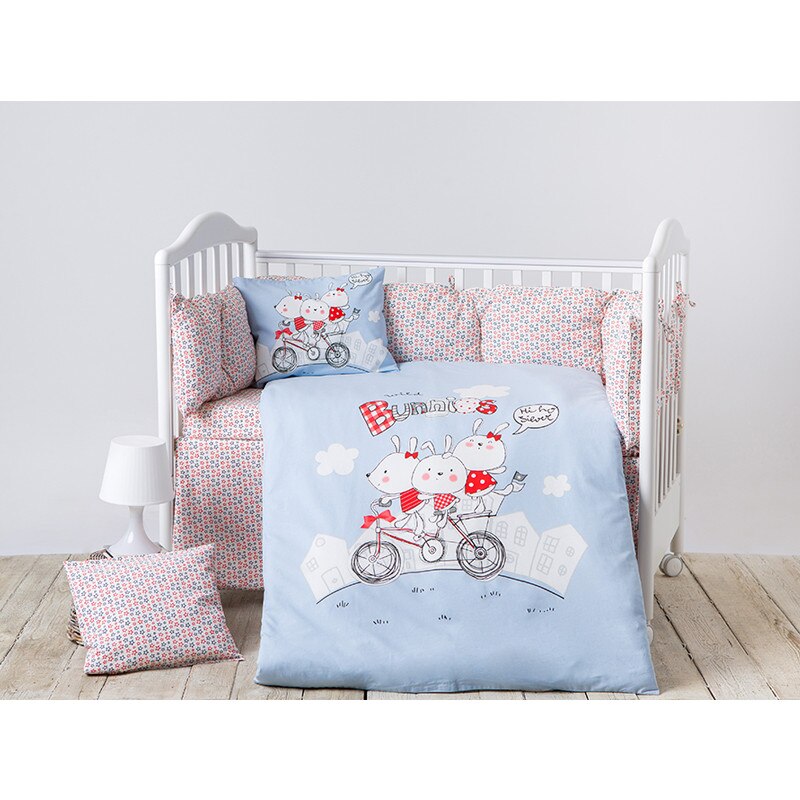 Lenjerie patut cu 5 piese type 5 Bunnies