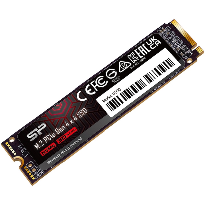 SSD Silicon Power UD90, M.2-2280, PCIe Gen 4x4, NVMe, 1TB