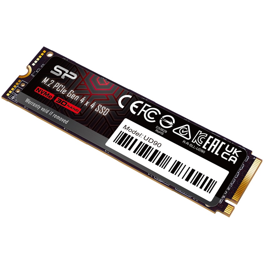 SSD Silicon Power UD90, M.2-2280, PCIe Gen 4x4, NVMe, 1TB - eMAG.ro