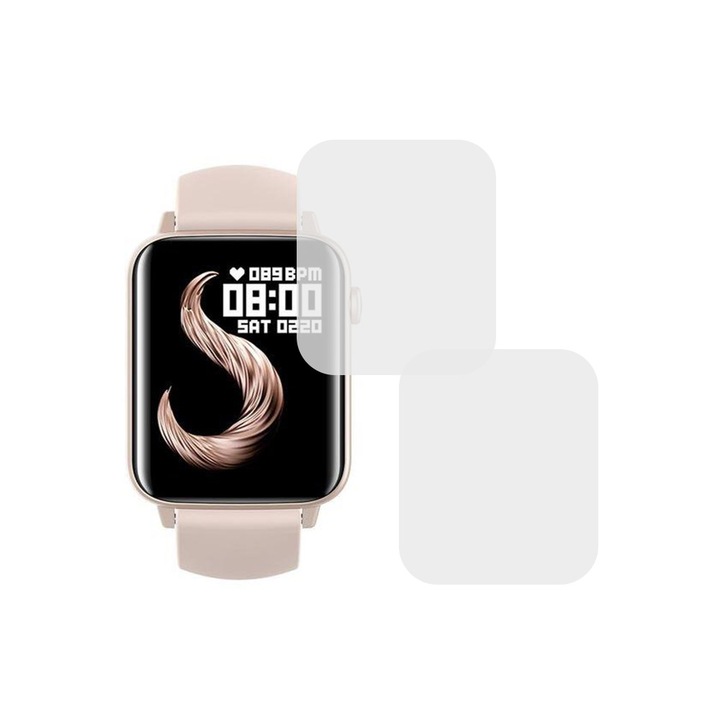 Комплект от 2 x фолио, съвместимо с Doogee CS3, Commando Shield Full Glue, регенерируем силиконов хидрогел, анти-шок и против счупване, SlimLine NanoShield, прозрачен