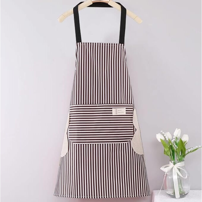 Sort bucatarie cu buzunar/ pieptar si prosop de stergere al mainilor ...