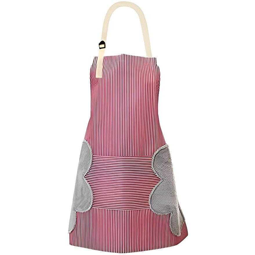 Sort bucatarie cu buzunar/ pieptar si prosop de stergere al mainilor ...