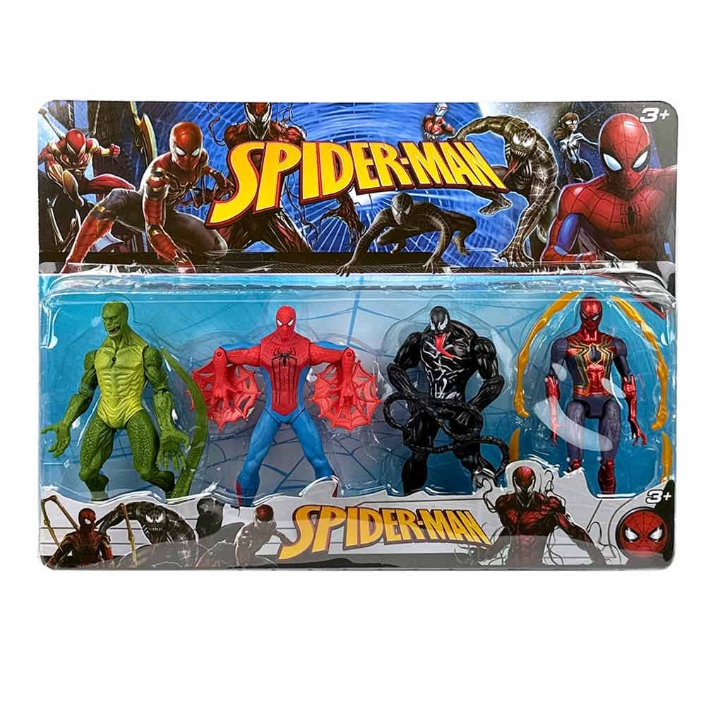 d*7様 SPHDER-MAN VENOM 4体セット② Set 4 Figurine Ultimate Spider-Man Venom 16 cm