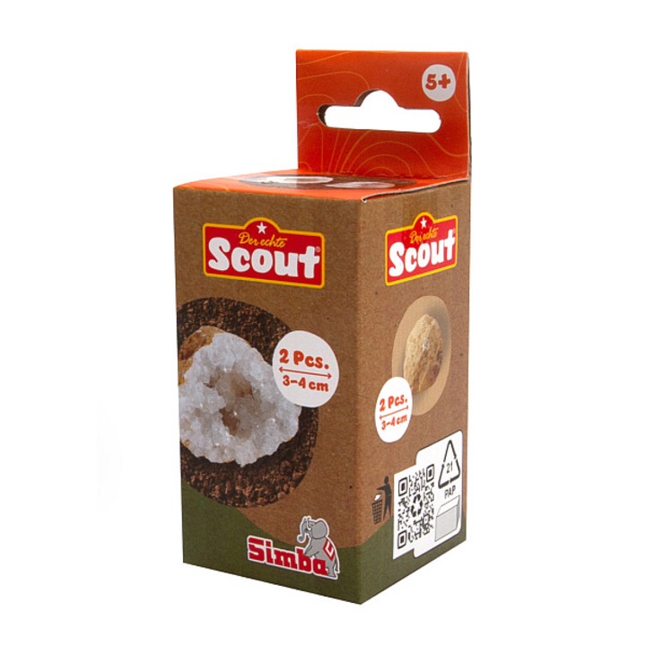 Scout Kvarc geóda 2 db-os ásvány készlet