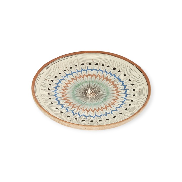 Farfurie Traditionala Model 2427 D1C3 Multicolora M2 27cm