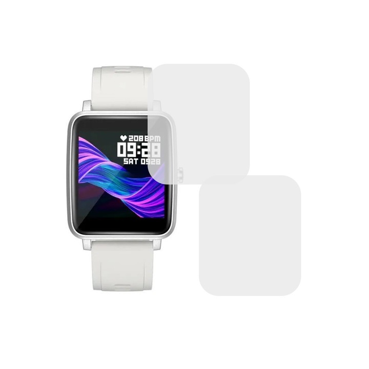 Комплект от 2 x фолио, съвместимо с Doogee CS1, Commando Shield Full Glue, регенерируем силиконов хидрогел, анти-шок и против счупване, SlimLine NanoShield, прозрачен