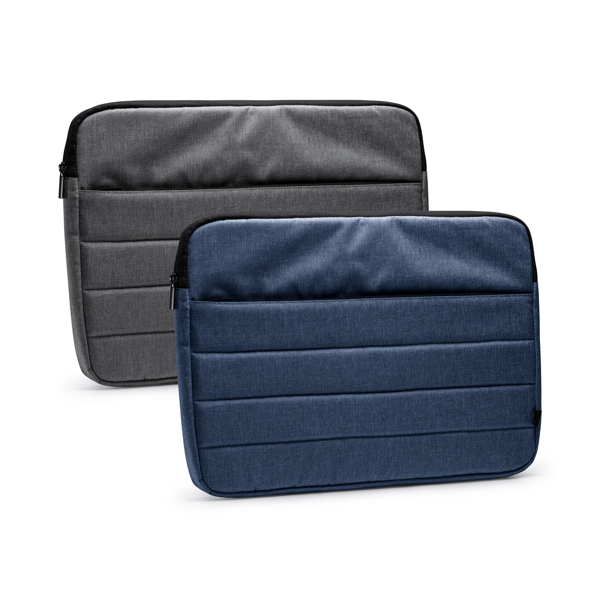Husa laptop captusita, protectie perfecta pentru laptop de 15", poliester RPET 300D, gri