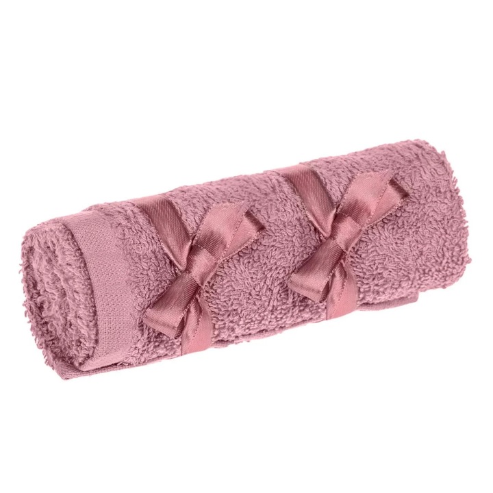 Prosop din Bumbac Roz 30x30cm