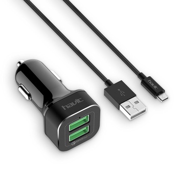 Incarcator auto HAVIT HV-ST001 QUALCOMM 3.0 Incarcator auto HAVIT HV-ST001 QUALCOMM 3.0
