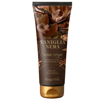 Crema de corp cu extract de vanilie neagra si unt de shea - Vaniglia Nera, 200 ML, Bottega Verde Crema de corp cu extract de vanilie neagra si unt de shea - Vaniglia Nera, 200 ML, Bottega Verde