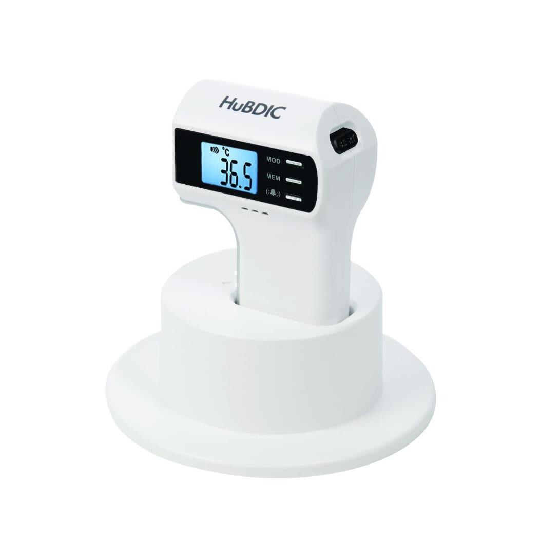 Termometru HubDic FS300, fara contact, infrarosu, Alb