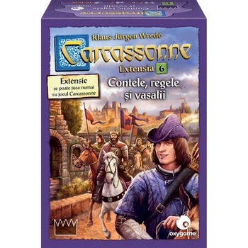 Joc de societate Carcassonne: Contele, regele si vasali (extensia 6) Joc de societate Carcassonne: Contele, regele si vasali (extensia 6)