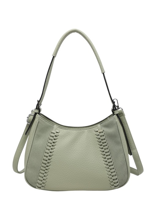 Elegáns és praktikus női táska, ökológiai bőr R1323, zöld