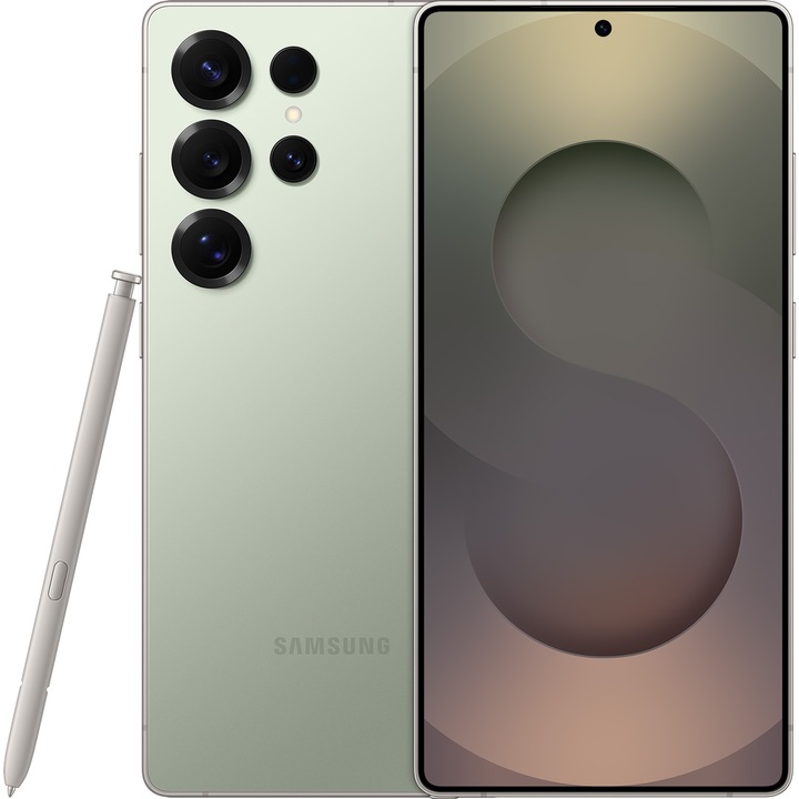 Мобилен телефон Samsung Galaxy S25 Ultra, 12GB RAM, 512GB, 5G, Titanium Jadegreen