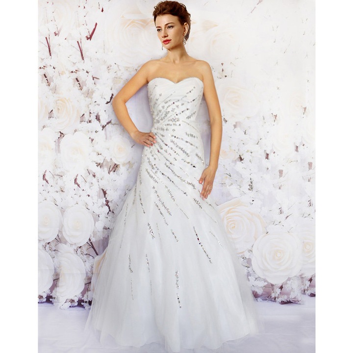 Rochie alba Mori Lee Paparazzi, 38