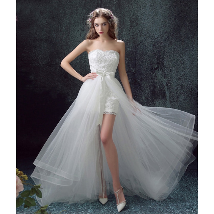 Rochie de mireasa Serenity cu fusta detasabila, 38