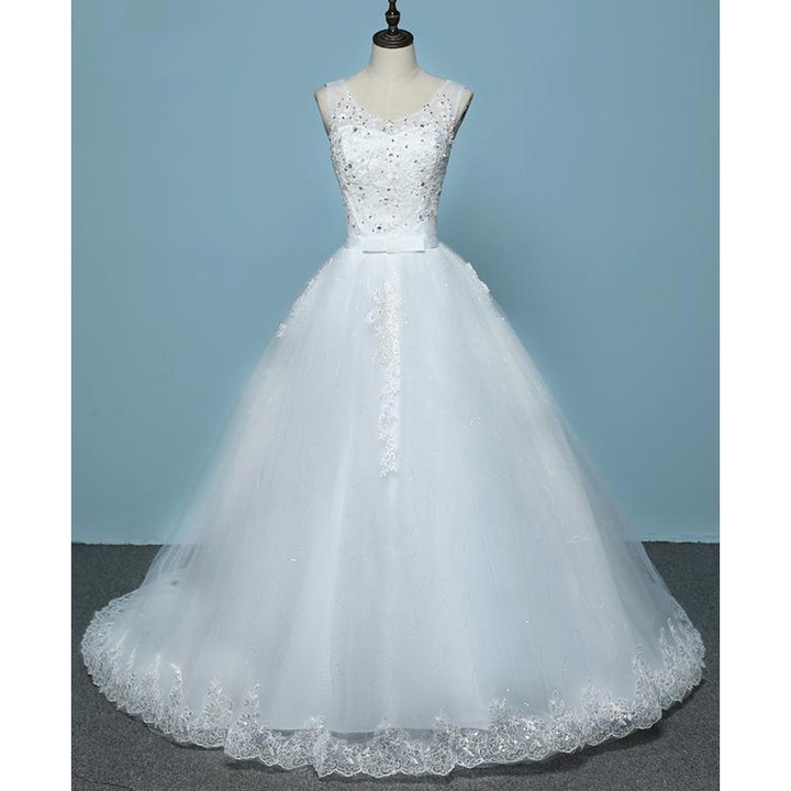 Rochie de mireasa Monique cu trena, 38