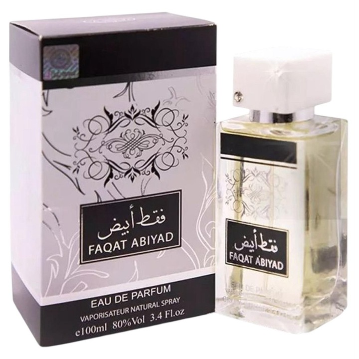 Apa de Parfum, Faqat Abiyad, Barbati, 100 Ml