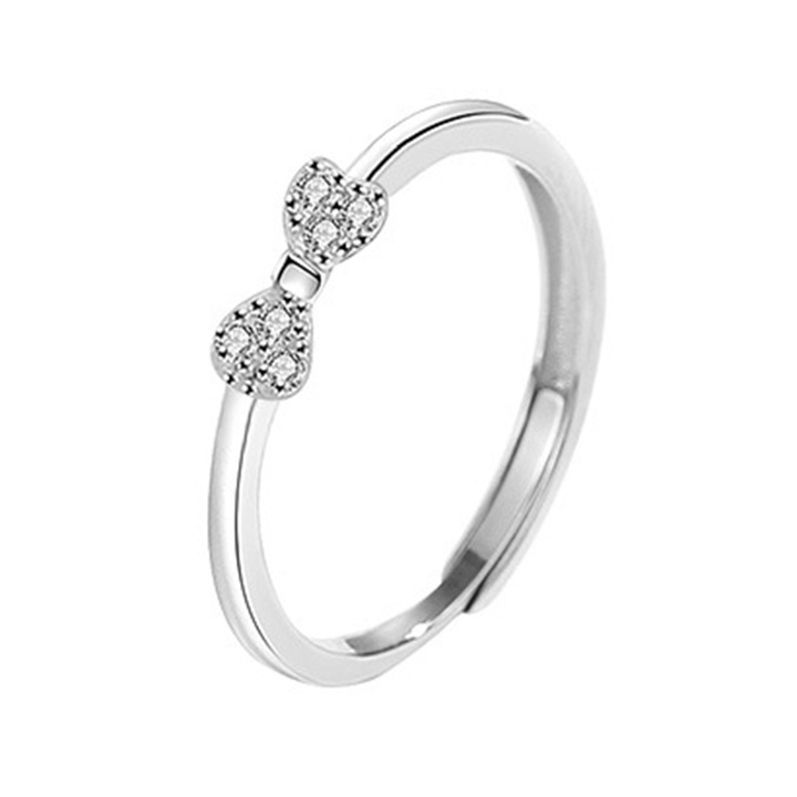 Inel Sweet Pearl din Argint 925 cu Perle, Argintiu, Reglabila