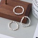Inel din Argint 925 Sweet Pearl cu Perle de Cultura si Biluta Aurie, Masura Ajustabila, Design Delicat si Elegant, Cadou Finit, Cutie Bijuterii Inclusa, A160