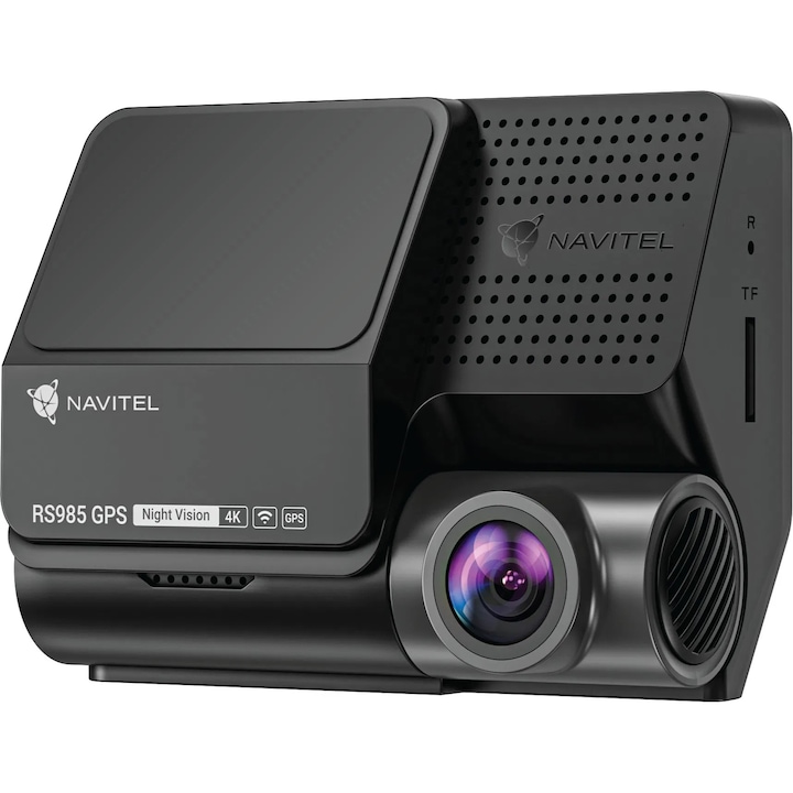 Видеорегистратор за кола Navitel RS985 GPS, 4K, Wi-Fi, 160 градуса, 3" дисплей, черен