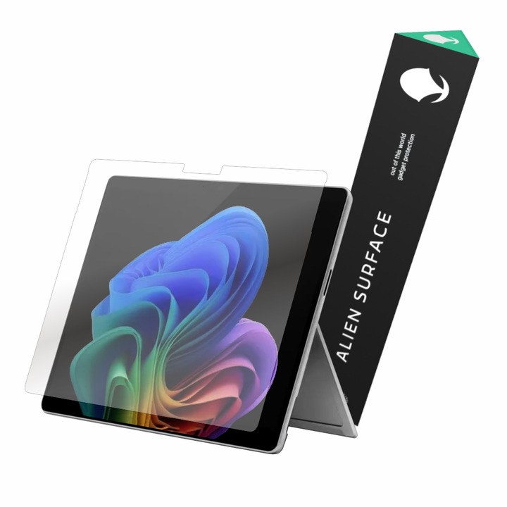 Védőfólia, kompatibilis a Microsoft Surface Pro 11. kiadással, képernyővédő, Alien Surface