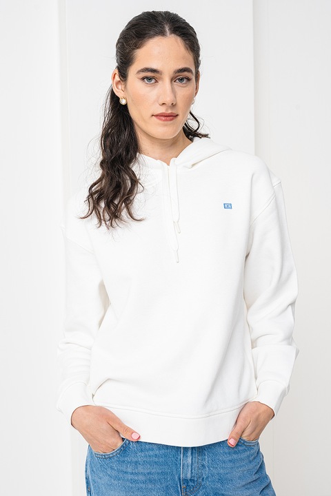 Tommy Hilfiger, Hanorac lejer cu maneci cazute, Alb murdar