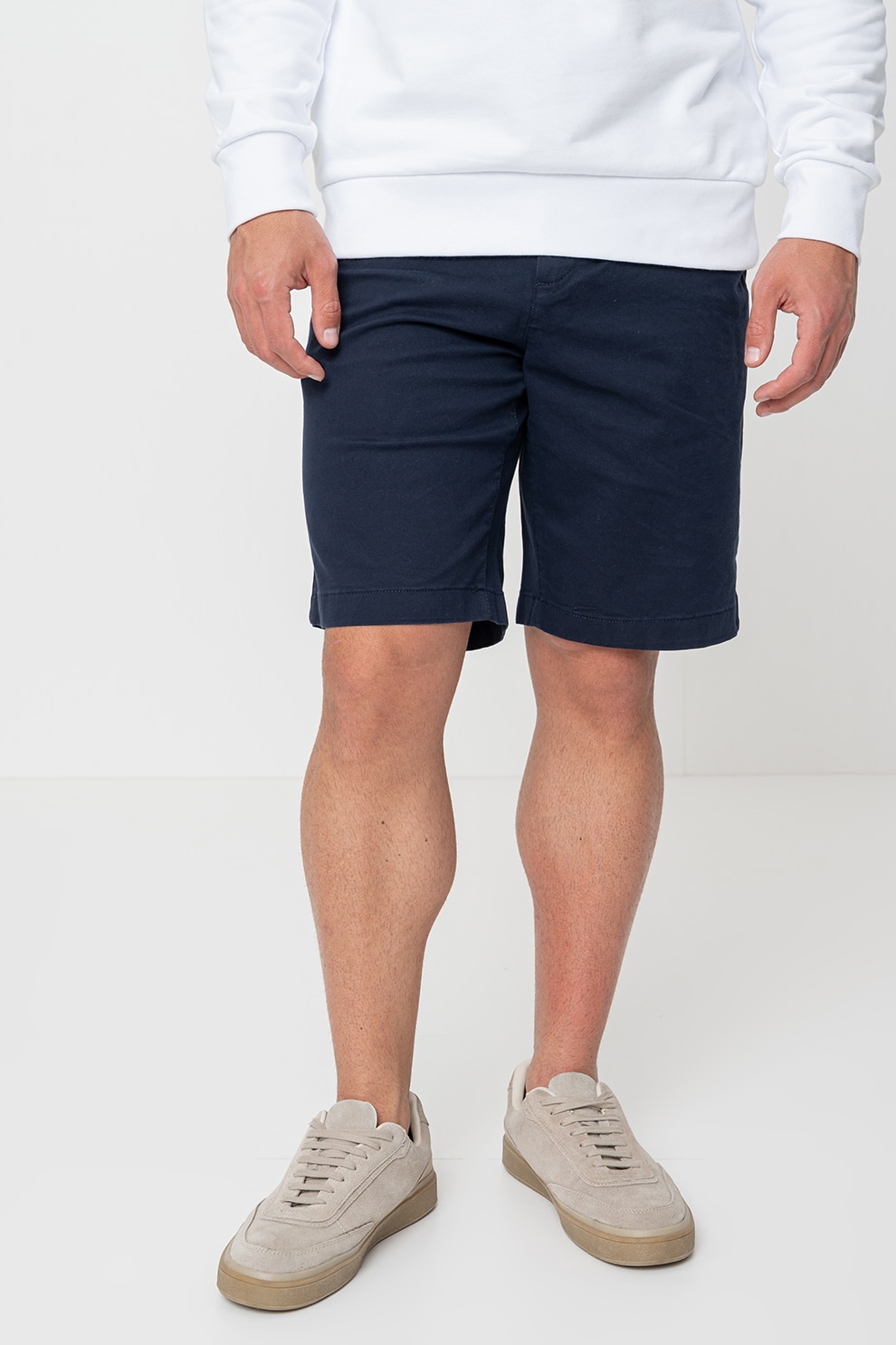 CALVIN KLEIN, Pantaloni scurti uni, Bleumarin, 33