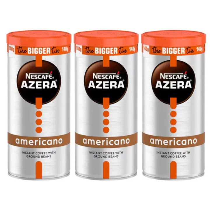 Pachet 3 cutii cafea instant Nescafé - Azera -americano 140g