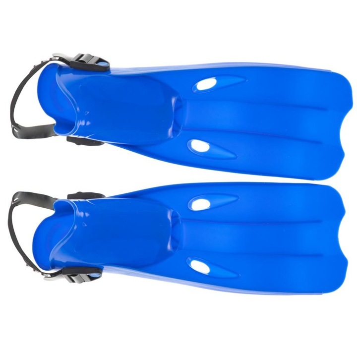Úszó- és búvárcipő, m-es méret (36-38 / 22,5-24,5 cm), állítható pánttal, medencéhez és tengerhez, kék