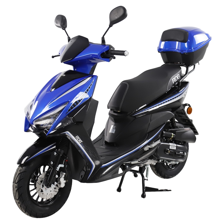 Scuter benzina RDB Spider, Euro 5+, 50cc, 4 timpi, Albastru + CIV inclus