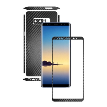 1 + 1 GRATUIT - Samsung Galaxy Note 8 - Carbon Negru - Folie de protectie Carbon Skinz, Husa Full Body Cover de tip Skin Adeziv pentru Rama Ecran,Carcasa Spate si Laterale 1 + 1 GRATUIT - Samsung Galaxy Note 8 - Carbon Negru - Folie de protectie Carbon Skinz, Husa Full Body Cover de tip Skin Adeziv pentru Rama Ecran,Carcasa Spate si Laterale