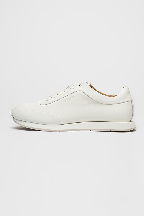 CALVIN KLEIN, Bőrsneaker, Fehér, 45