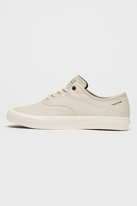 Tommy Hilfiger, Tenisi din panza Oxford, Maro taupe deschis