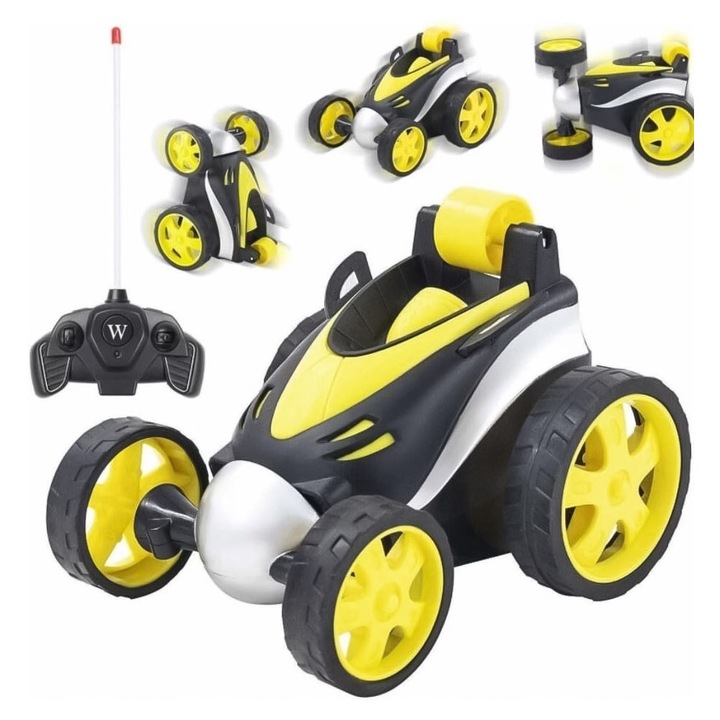 SpeedyDrift Doty® játékautó, távirányító, 360 fokos forgás, fények és hangok, interaktív, serkenti az érzékszervi fejlődést, a szem-kéz koordinációt, az intelligenciát és a kreativitást