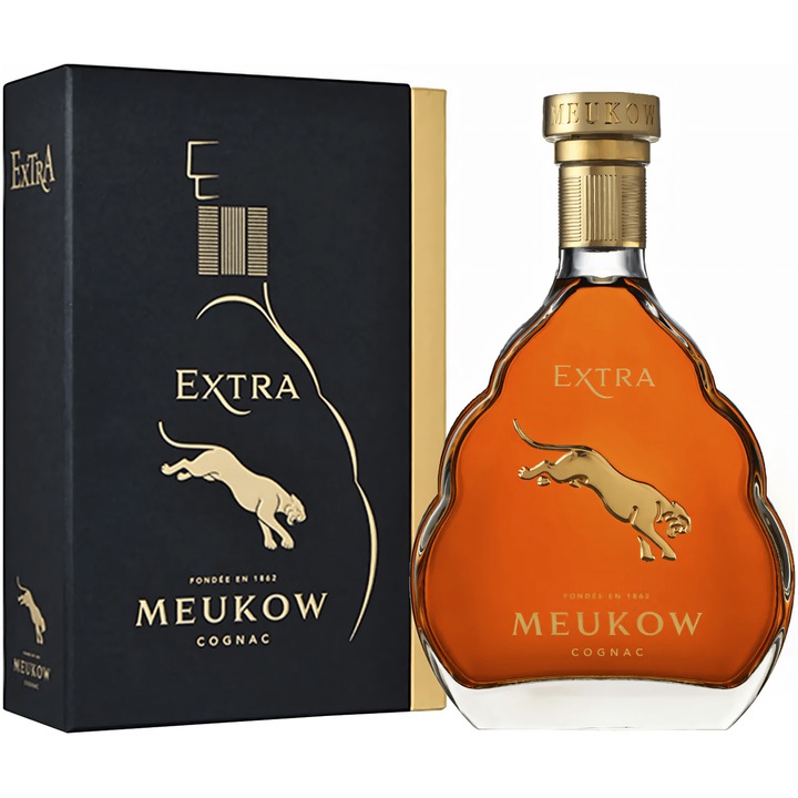 Cognac Meukow Extra Exclusive Decanter GBX, 40%, 0.7l
