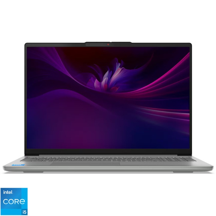 Laptop Lenovo 16'' IdeaPad Slim 5 16IRH10, WUXGA IPS, Procesor Intel® Core™ i5-13420H (12M Cache, up to 4.60 GHz), 40GB DDR5, 1TB SSD, Intel UHD, No OS, Luna Grey