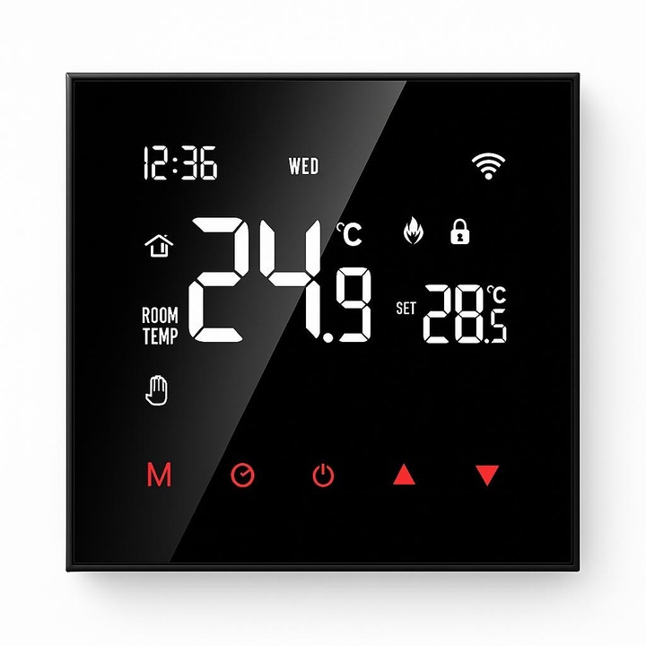 Termostat WIFI inteligent Avatto pentru incalzirea in pardoseala