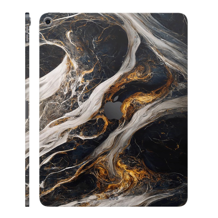 Folie de protectie pentru iPad Air 13" (2025, M3), Colectia Signature, Skin Spate cu laterale unite, Luxe Nebula