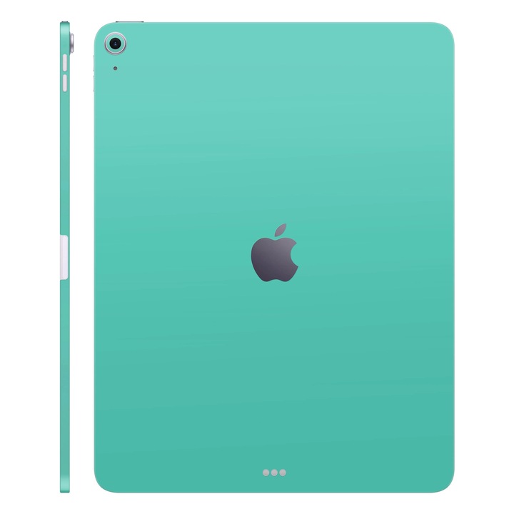 Folie de protectie pentru iPad Air 11" (2025, M3), Colectia Unique, Skin Spate cu laterale unite, Mat Verde Menta