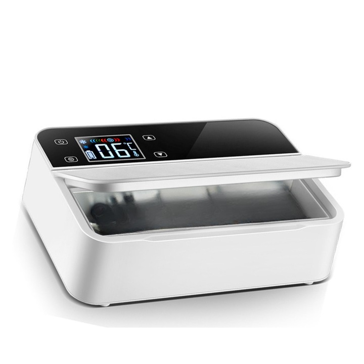 Frigider Mini Medical Pentru Insulina, Medicamente, Capacitate Racire 0-18°C, Dimensiuni 215 x140 x60 mm, Portabil, Ideal pentru Masina, Calatorie, Avion, Alb, Ecran tactil, memento de alarma, silentios, usor de utilizat