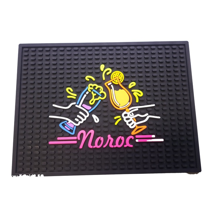 Covoras de bar Ultra Tiki Noroc Barmat distractiv si vibrant pentru Bar Cafenea 285 x 215 mm BM0051