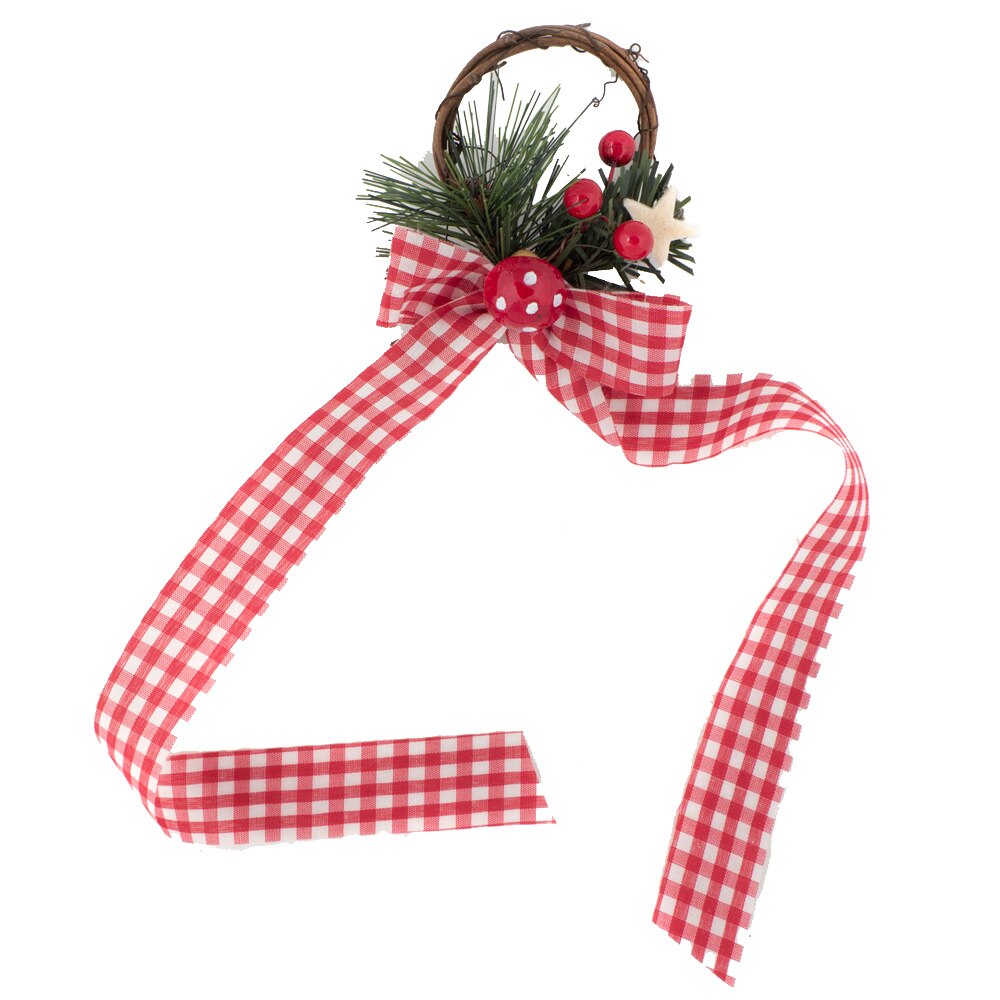 Inel festiv pentru sticle eNoelle, 12 cm