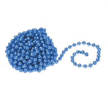 Sirag margele decorative eNoelle, albastru, 5m x 7.5 mm Sirag margele decorative eNoelle, albastru, 5m x 7.5 mm