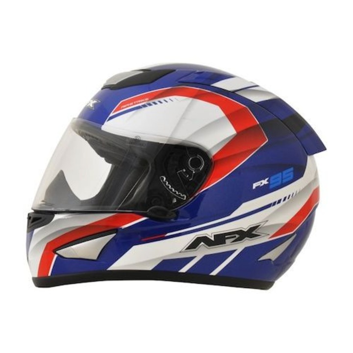 Casca moto AFX FX-95 AIRSTRIKE Lucios Rosu / Alb / Albastru S - eMAG.ro