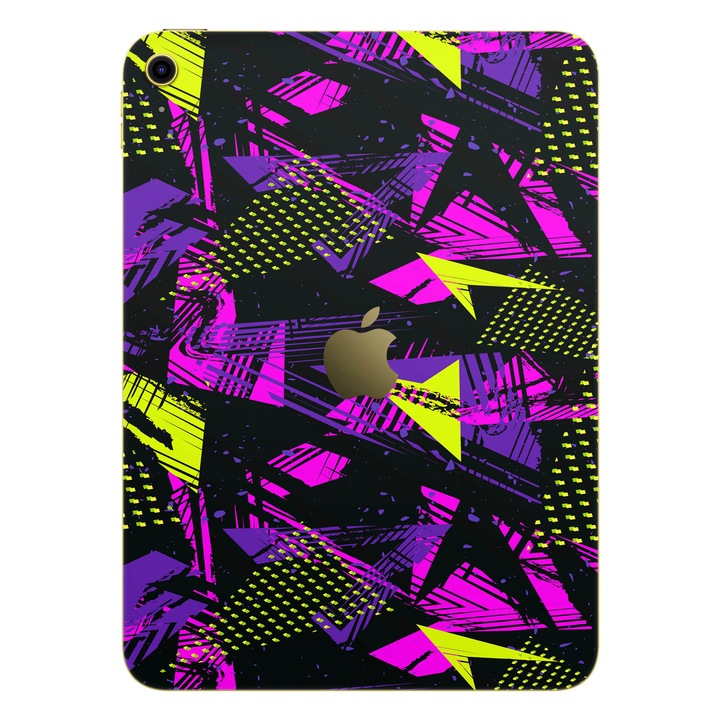Folie de protectie pentru iPad 11" (2025), Colectia Signature, Skin Spate cu laterale separate, Urban Graffiti