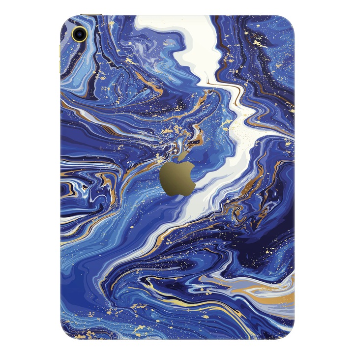Folie de protectie pentru iPad 11" (2025), Colectia Signature, Skin Spate cu laterale unite, Stellar Drift