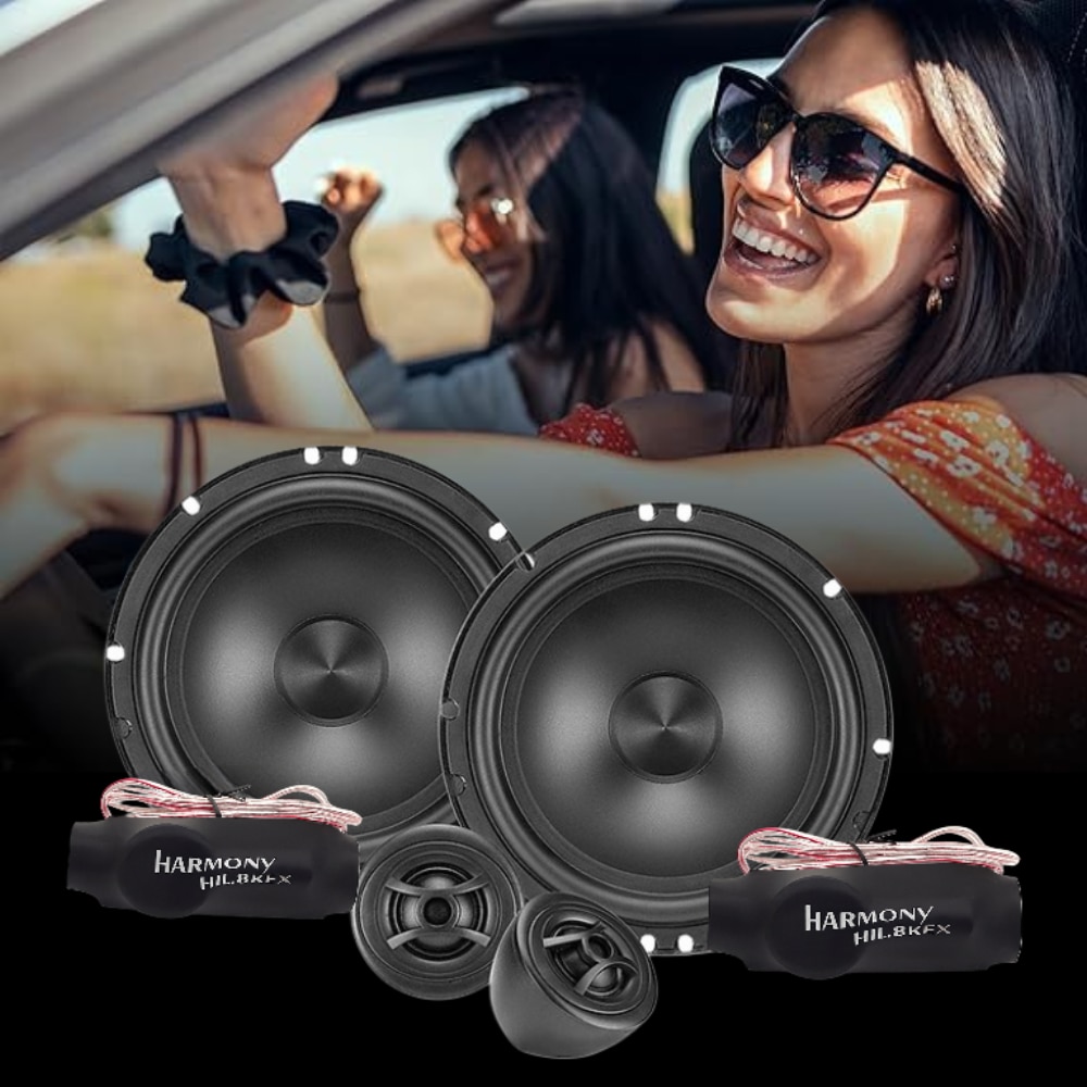 Set 4 Difuzoare auto ESB® Harmony HB1.6K2X, Set sistem 2 cai